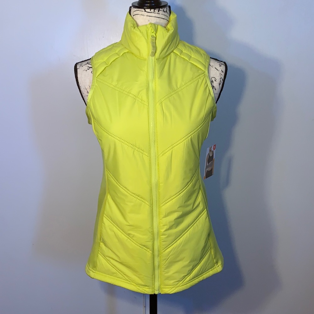 Avia Women’s  Performance Quilted Vest Lime Lantern